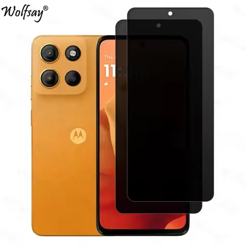 Anti-Spy Tempered Glass For Motorola Moto G15 Privacy Screen Protector For Moto G15 Privacy Glass Fo