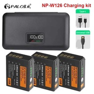 NP-W126S NP-W126 NP W126 USB Battery With Storage Case Charger for Fujifilm Fuji XT20 XT3 XPro1 Pro2