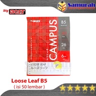 Loose Leaf B5 50 Big Boss Large Striped / Binder File Paper Size B5 contains 50 Striped Sheets