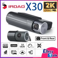 IROAD - X30 2CH(支持3CH) QHD前後鏡行車記錄器 車CAM【香港行貨】