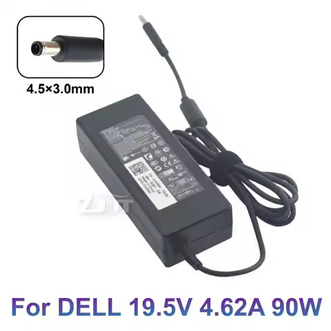 19.5V 4.62A 90W 4.5*3.0mm AC Laptop adapter For DELL XPS12 XPS13 XPS15 7572 5568 3458 3459 3465 3467