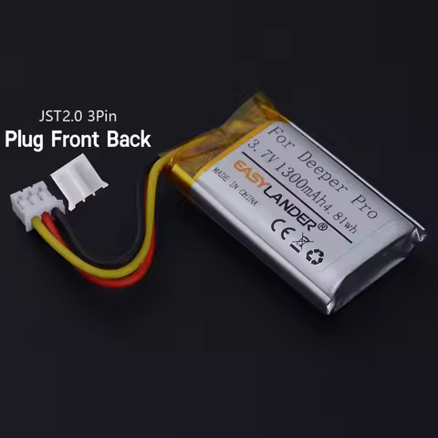 New 3.7V 1300mAh Battery For Deeper Pro Pro+ Wireless Fishfinder Sonar GPS DVR