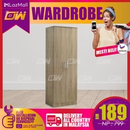 2 Feet Swing Door Wardrobe / Wardrobe with Large hanging space / Almari baju / Pintu Kaca / Almari B