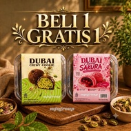 [ BUY 1 GET 1 FREE ] Chocolate Dubai Chewy Chookie Sakura Marshmellow | Mochi Dubai Pistachio Crunch