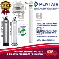 (CARTRIDGE ONLY) PENTAIR PENTEK 5PP35 5 MICRON HF PLEATED CARTRIDGE WATER FILTER REPLACE SAND FILTER