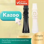 Original Kazoo Flute Instrument - Easy-to-Learn Portable Wind Musical Gift for Adults, Beginners, an