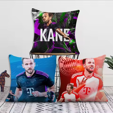 Football H-Harry K-Kane Pillow Case living Room Home Sofa Office Shop Cover Printing Comfort Decorat