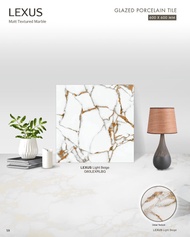 Granit Lantai Atena Marble Series - LEXUS Light Beige 60x60 kw 1