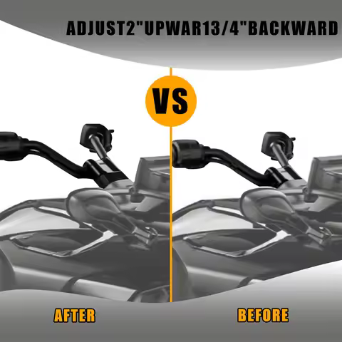 Aluminum 2" Handlebar Riser for Can AM Spyder All F3/F3S/F3T/F3 Limited and 2020+ RT with Stock Bars