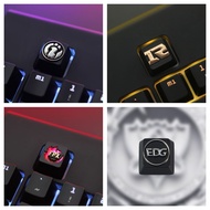 Ready Stock#LOL键帽-LOL Team IG/RNG/EDG/FPX Single Keycap Suitable for Mechanical Keyboard Cross MX Ax