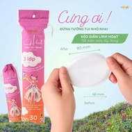 Alice 3-layer welded makeup remover cotton, pack of 150