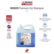 4 Litre BINDER Korea Premium Car Shampoo by Fireball High Concentration High Performance Affordable
