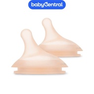 Suavinex Zero Zero Silicone Teat 2 Pack - Dense Flow 6+ Months