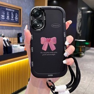 Case For OPPO A58 4G A58 5G A58X 5G A78 5G A1X 5G A2X 5G Phone Silicone Strap Shockproof