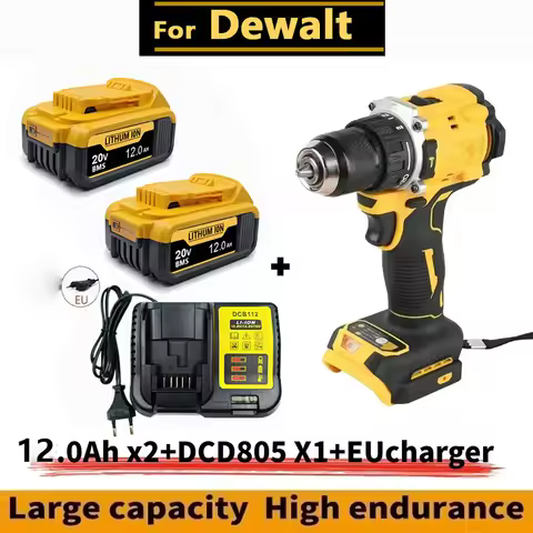For DeWALT 20V Battery DCB112 Charger 3.0Ah/6.0Ah/8.0Ah/12.0Ah Baterai Pengganti alat Listrik Dewalt