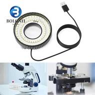 BO Microscope LED Light, White LED USB Powered Microscope Lamp, Fill Light Adjustable Brightne Botto