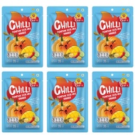 Tong Garden Sungift Dried Fruits Mini Pack - Chilli Pumpkin Seed mix Mango 30g (Bundle of 6)