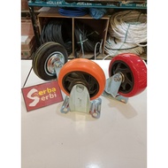(PCS 4" trolley WHEELS) 4" flat trolley wheels