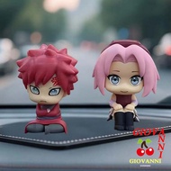 GIOVANNI Anime Naruto Figure, Look Up Series Sitting Posture Sakura Haruno Figure, Car Decoration PV