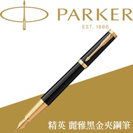 [PARKER] PARKER Elite Lia Black Gold Clip Pen
