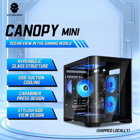YEAH MAGIC Gaming Desktop AMD Ryzen 5 5600GT 3.9GHz 16GB(8G*2) DDR4 3200 1T NVME SSD ARGB 7 Fans Win