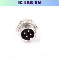[3 Pieces]- GX12-4 male 12mm Ic Lab VN