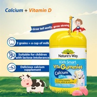 Australia Natures Way Kids Smart Calcium + VD Soft Candy 60 Tablets