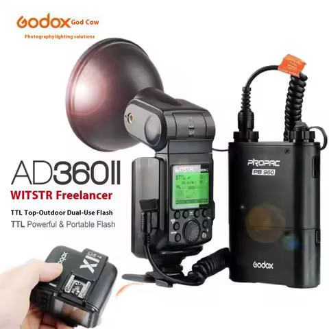 Godox Witstri AD360II C/N 360W GN80 TTL HSS Flash Speedlite 2.4G Wireless X System for Canon/Nikon