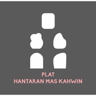 Plat Hantaran Mas Kahwin Ijab Qabul Wedding Mirror Gold/ Silver/ Brown/ Rosegold Acrylic