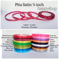 Ribbon satin 1/ 4 inches (0.6 cm)