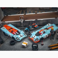 [925HOT] Tiny Sparky1: 64 Porsche Bay Oil Set Gulf 917#1#6合金车模摆件合金压铸模型diecast 4WDK