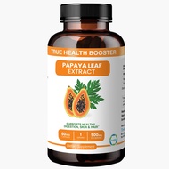 Organic Papaya Leaf Extract Capsules - 500mg Immune Support, Platelets, Hair, Skin & Heart Health -