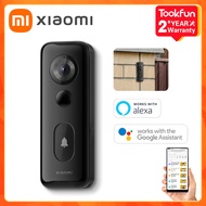 Global Version Xiaomi Smart Doorbell 3S 180 Wide View WiFi Wireless Camera 2K Night Vision IP65 Alex