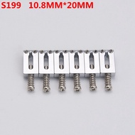 KR-1 Set Genuine Original GOTOH S21/S199/S102 Electric Guitar Bridge Steel Saddle 10.5MM/10.8MM/11.3
