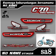 Honda C70 (sa8) C70 striping sticker striping sticker motor