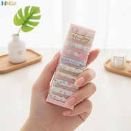 MY 10 Grid Nail Art Paper Organizer Box 3D Printed Design Colorful Display Stand Nail Transfer Paper