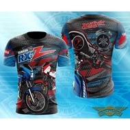 2024 rx-z energy yamaha t-shirt (baju motor sublimation) rxz long sleeve short sleeve 3d t shirt