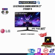 [ผ่อน 0% 3 ด.] LG ULTRAGEAR GAMING MONITOR 27” 27GS60F-B/IPS FHD 180Hz/Warranty : 3 Years+Onsite ไม่