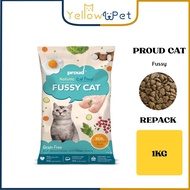 Proud Cat Dry Food Grainfree Fussy 1kg (Repack)