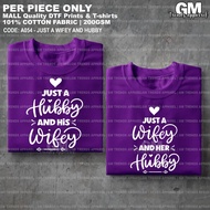 GM TRENDS APPAREL-A054|MALL QUALITY|HUBBY AND WIFEY COUPLE TSHIRTS PART 5