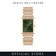 [2 years warranty] Daniel Wellington Bound 32x22mm 9-link Rose Gold - Emerald Sunray Dial - Fashion Watch for women - Stainless Steel Strap Watch - Female Watch - DW Official - Authentic นาฬิกา ผู้หญิง