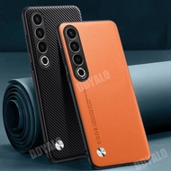 Luxury Casing For Meizu 21 / 21 Pro Shockproof Luxury Matte PU Leather Cover Business Case