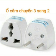3-pin to 2-pin conversion power plug - 3-pin to 2-pin conversion socket