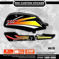 Honda win striping Sticker customDesign 09