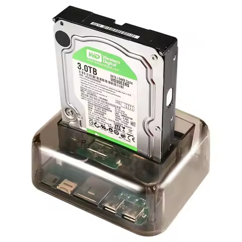 2.5inch/3.5inch USB 3.0 to SATA/IDE Hard Disk Base for HDD Enclosure M2 TF SD Slot Hard Drive Dockin