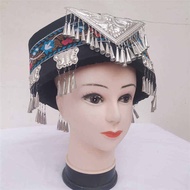 Mũ Trang Trí Dân Tộc Mày Và Tày Mũ Trang Trí Phụ Kiện Quần Áo Mũ Dân Tộc Hani Mũ Trùm Đầu Tujia Cho