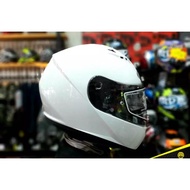 HJC CS 15 PLAIN WHITE FULL FACE HELMET