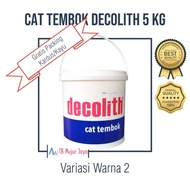 DECOLITH Cat Tembok 5 kg Variasi Warna 2 READY SEMUA WARNA