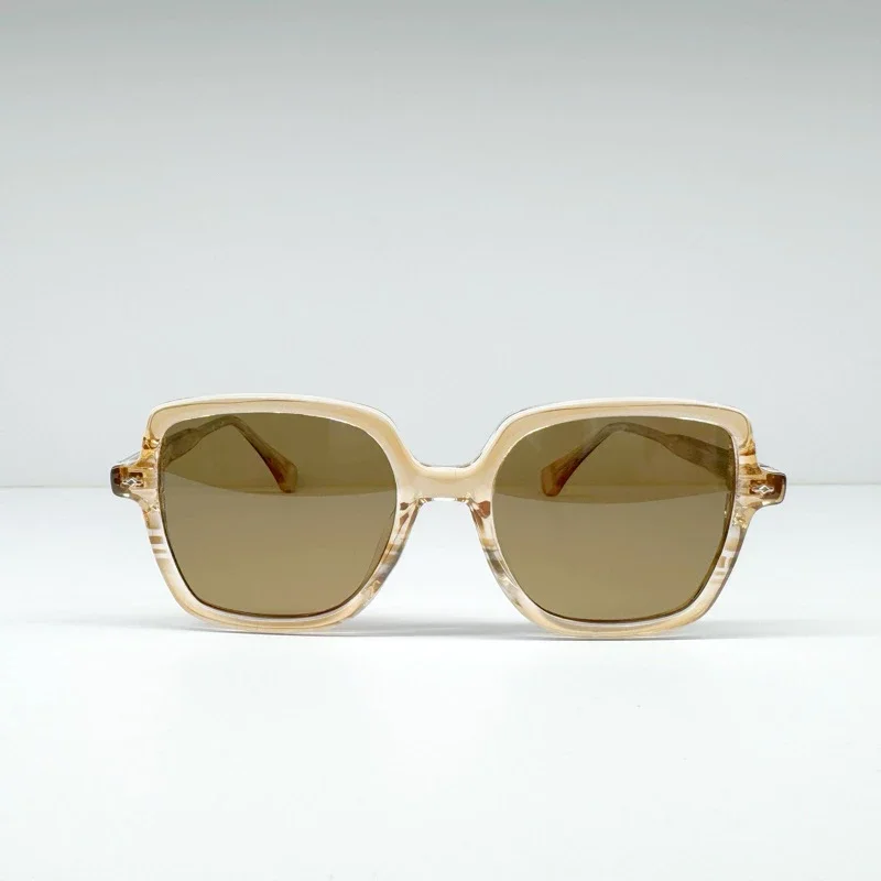 แว่นกันแดด KIRARI JAPAN 🇯🇵 เลนส์ชากรอบชาใส Polarized ขนาด 49-19-151 UV400 แท้ พร้อมอุปกรณ์ คุณภาพญี่