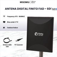 Antena TV Digital Finito / Antena Indoor Outdoor FREE Kabel Antena